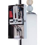 Бра Lumion TRACY 8271/1W цвет плафона/подвески Белый, цвет арматуры Голубой, Желтый, Хром-4