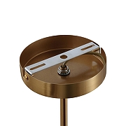 Люстра на штанге Lumion GLORIYA 8272/5C цвет плафона/подвески Белый, цвет арматуры Бежевый, Латунь-4