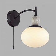 Бра Lumion GLORIYA 8273/1W цвет плафона/подвески Белый, цвет арматуры Серый, Черный-2