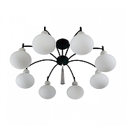 Люстра на штанге Lumion GLORIYA 8273/8C цвет плафона/подвески Белый, цвет арматуры Серый, Черный-1