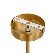 Люстра на штанге Lumion DENVER 8276/6 цвет плафона/подвески Прозрачный, цвет арматуры Латунь-4