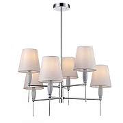Люстра на штанге Lumion KARMEN 8279/6 цвет плафона/подвески Серый, цвет арматуры Хром-3