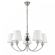 Люстра Lumion KENTUKI 8283/5 цвет плафона/подвески Белый, цвет арматуры Никель, Серый-2