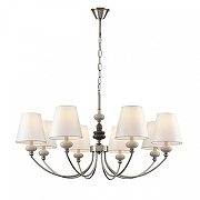 Люстра Lumion KENTUKI 8283/8 цвет плафона/подвески Белый, цвет арматуры Никель, Серый-3