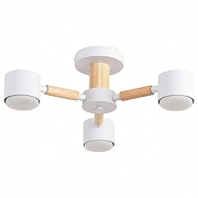 Люстра на штанге Lumion VENNA 8306/3C цвет плафона/подвески Белый, цвет арматуры Белый, Коричневый