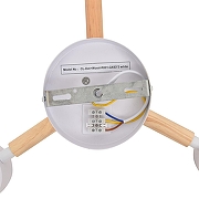 Люстра на штанге Lumion VENNA 8306/3C цвет плафона/подвески Белый, цвет арматуры Белый, Коричневый-4