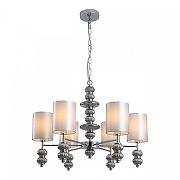 Люстра Lumion ILMIRA 8338/6 цвет плафона/подвески Серый, цвет арматуры Серый, Хром-3