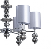 Люстра Lumion ILMIRA 8338/6 цвет плафона/подвески Серый, цвет арматуры Серый, Хром-5