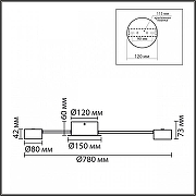 Люстра Lumion TORINA 8343/6C цвет плафона/подвески Белый, цвет арматуры Белый-5