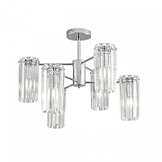 Люстра на штанге Lumion FAVLA 8348/6C цвет плафона/подвески Прозрачный, цвет арматуры Хром-3