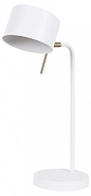 Настольная лампа офисная Artelamp Sebastian A7051LT-1WH цвет плафона/подвески Белый, цвет арматуры Белый