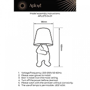 Зверь световой Aployt Noell APL.675.04.01 цвет плафона/подвески Золото, цвет арматуры Золото-12