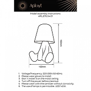 Зверь световой Aployt Noemi APL.676.04.01 цвет плафона/подвески Золото, цвет арматуры Золото-10