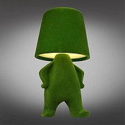 Зверь световой Aployt Olka APL.677.04.01 цвет плафона/подвески Зеленый, цвет арматуры Зеленый-1