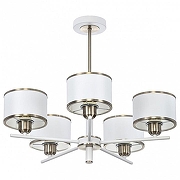 Люстра на штанге Citilux ALTON CL421252 цвет плафона/подвески Белый, Хром, цвет арматуры Белый, Хром