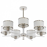 Люстра на штанге Citilux ALTON CL421272 цвет плафона/подвески Белый, Хром, цвет арматуры Белый, Хром