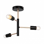 Люстра на штанге Freya Matis FR4010CL-03GB цвет арматуры Золото, Черный-3