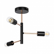 Люстра на штанге Freya Matis FR4010CL-03GB цвет арматуры Золото, Черный-4