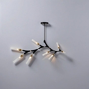 Люстра на штанге Freya Crown FR5213PL-08B цвет плафона/подвески Белый, цвет арматуры Черный-2