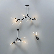 Люстра на штанге Freya Crown FR5213PL-08B цвет плафона/подвески Белый, цвет арматуры Черный-4