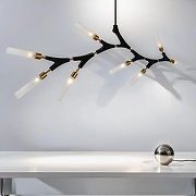 Люстра на штанге Freya Crown FR5213PL-08B цвет плафона/подвески Белый, цвет арматуры Черный-8