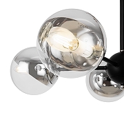 Люстра на штанге Freya Sonnet FR5271PL-05B цвет плафона/подвески Светло-серый, цвет арматуры Хром, Черный-4