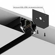 Трек встраиваемый Hesby Lighting ElDeko HSBL_0185 цвет арматуры Черный-5