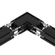 Соединитель угловой L-образный для треков встраиваемых Hesby Lighting ElDeko HSBL_0187 цвет арматуры Черный-3