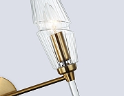 Бра Ambrella Light LH LH55206 цвет плафона/подвески Прозрачный, цвет арматуры Латунь-6
