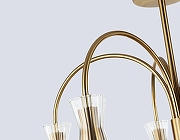 Люстра на штанге Ambrella Light LH LH55701 цвет плафона/подвески Прозрачный, цвет арматуры Латунь-6