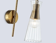 Бра Ambrella Light LH LH55705 цвет плафона/подвески Прозрачный, цвет арматуры Латунь-5