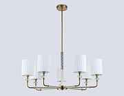 Люстра на штанге Ambrella Light LH LH71503 цвет плафона/подвески Белый, цвет арматуры Латунь-3