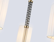 Люстра на штанге Ambrella Light LH LH71503 цвет плафона/подвески Белый, цвет арматуры Латунь-7