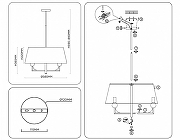 Светильник на штанге Ambrella Light LH LH75150 цвет плафона/подвески Белый, цвет арматуры Черный-8