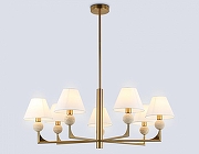 Люстра на штанге Ambrella Light LH LH75162 цвет плафона/подвески Белый, цвет арматуры Латунь-1