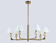 Люстра на штанге Ambrella Light LH LH75162 цвет плафона/подвески Белый, цвет арматуры Латунь-3