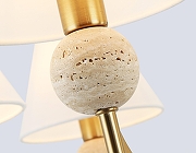 Люстра на штанге Ambrella Light LH LH75162 цвет плафона/подвески Белый, цвет арматуры Латунь-4