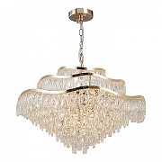 Люстра Lussole Starr LSP-6021 цвет плафона/подвески Прозрачный, цвет арматуры Золото-2