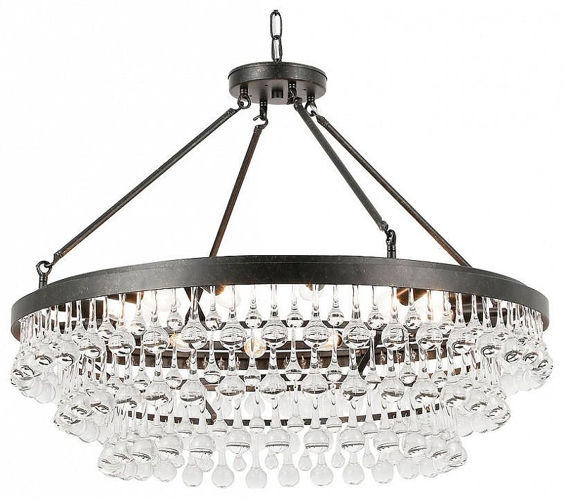 Люстра Lussole LSP-6051 цвет черный