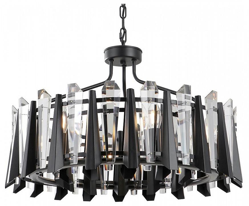 Люстра Lussole Nueces LSP-6057 цвет черный