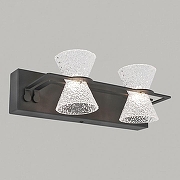 Бра Lussole Sherman LSP-7468 цвет плафона/подвески Прозрачный, цвет арматуры Черный-1