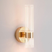 Бра Lussole LSP-7535 цвет плафона/подвески Прозрачный, цвет арматуры Золото-1