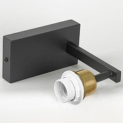 Бра Lussole Mitchel LSP-8993 цвет плафона/подвески Бронза, Серый, цвет арматуры Черный-6