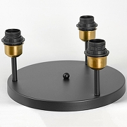 Люстра Lussole Mitchel LSP-8996 цвет плафона/подвески Бронза, Серый, цвет арматуры Черный-2