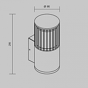 Светильник на штанге Maytoni Alura O492WL-01GF цвет плафона/подвески графитовый, цвет арматуры графитовый-7