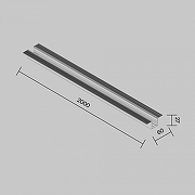 Профиль-держатель Maytoni O-TR002BF-P-B2M цвет черный-6