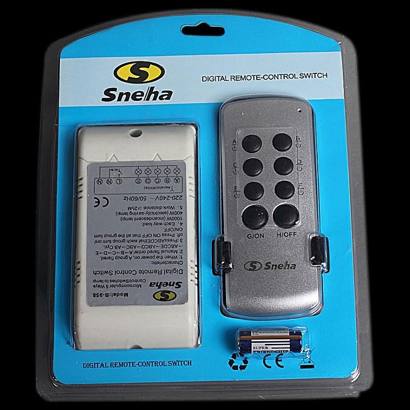 Контроллер с пультом ДУ Sneha Remote Control 5 Wire (958/B) 
