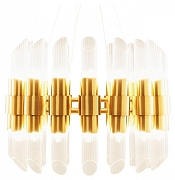 Люстра Moderli Strict V10270-32P base+V10270-32P glass цвет плафона/подвески Прозрачный, цвет арматуры Латунь