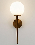 Бра Moderli Scrumbel V11561-1W цвет плафона/подвески Белый, Опал, цвет арматуры Золото-2