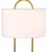 Настольная лампа Moderli Palma V11599-1T цвет плафона/подвески Белый, цвет арматуры Белый, Золото-1